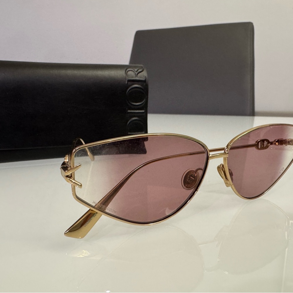 Dior Gold and Pink Sunglasses